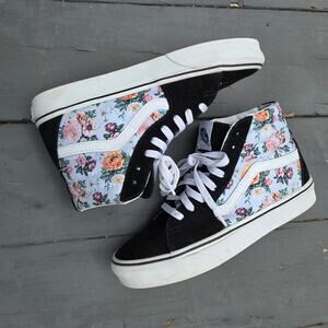 Van's SK8-Hi Garden Floral Women's Hi Top Sneaker